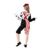 Colorful Polyester Clown Costume For Kids Perfect For Halloween Performance And Stage Shows