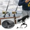 Support de Canne à Pêche pour Bateau Support de Canne à Pêche Réglable à 360 Degrés avec Grande Ouverture de Pince pour Kayak de Pêche Accessoires de Bateau