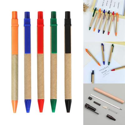 Lot de 10 stylos à bille rétractables, rechargeables, à encre bleue, pour écrire en douceur, fournitures de bureau pour femmes