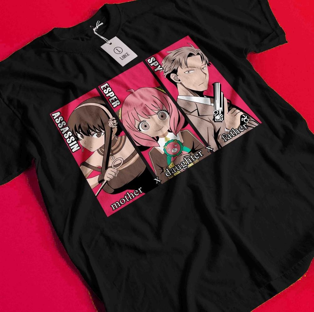 

Spy X Family T-Shirt Anya Tshirt Loid Yor Forger Shirt Bond Sylvia Tee Damian BB1699 4XL