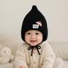 Cute Mushroom Knitted Beanie Cold Proof Ear Protection Hat Fashion Kids Winter Hat  for Children
