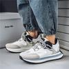 Fashion 2025 Spring Men's Casual Sport Shoes Fashion Trend Versatile Thick Sole Shoes Comfortable Non slip Color Blocked Chunky sneakers