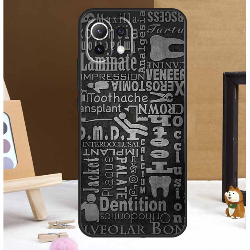 Zahnarzt Zahn Zahnarzthelferin Hülle Für Xiaomi 14 Ultra 13 11T 12T 13T Pro 12 Lite POCO X6 Pro X3 X4 X5 M5s M6 F3 F5 Abdeckung