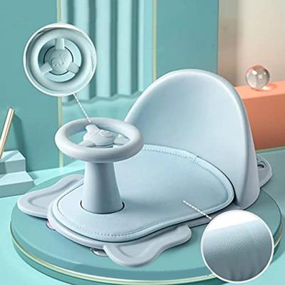 Fashion Baby Shower Seat Soft Support Non-slip Bathroom Accessories Home Decor
