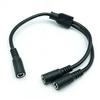 1PC DC 5.5mm*2.1mm 1 To 2 Connector Male To Female Plug DC Power Splitter Cable CCTV LED Strip Light Power Supply Adapter 18AWG