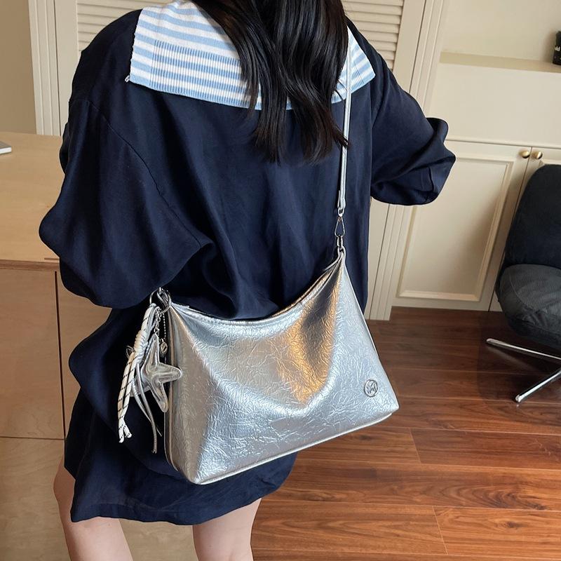 Fashion Underarm Bag Versatile Women's Bag New Small Square Bag Solid Color Shoulder Bag Casual Messenger Bag