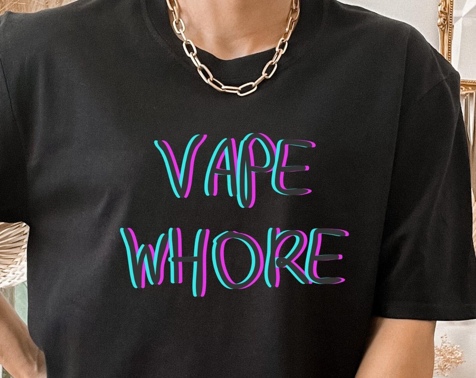 Футболка Vape Whore , Смешная футболка для вейпа XL