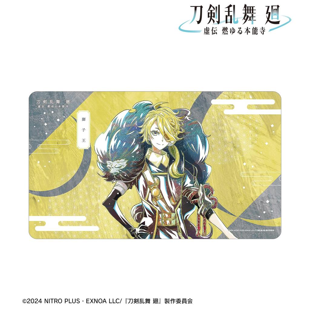 Anime "Touken Ranbu Kai Kyoden Burning Honnoji" Shishioh Touken Ranbu Kai Kyoden Burning Honnoji Ani Art 2nd Edition Multi-Purpose Desk Mat