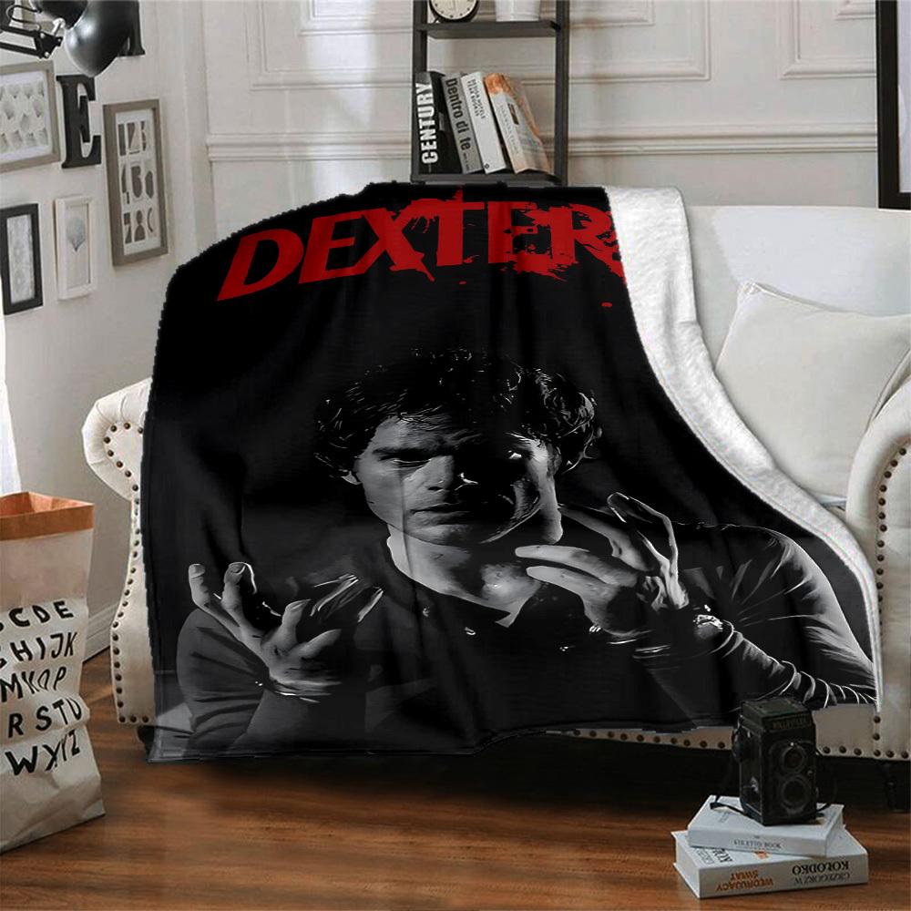 1pc Dexter Throw Blanket Soft Flannel, Cozy All Season Polyester Perfect for Home, Office
