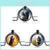 Stylish Mary Holland Jesus Pendant Necklace For Women Retro Fashion Jewelry