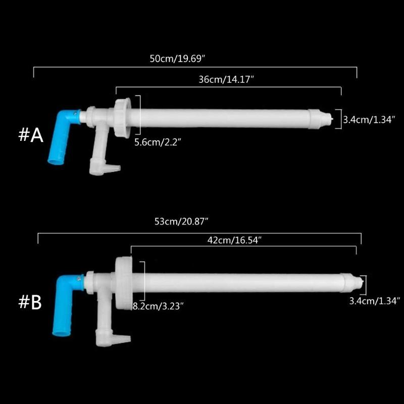 Hand Fuel Transfer Pump Backflow Prevention Manual Liquid Transfer Pump for Pumping Oil Water