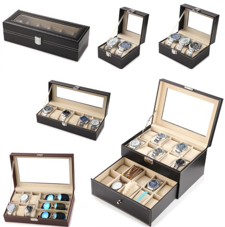 PU Leather Watch Display and Storage Box