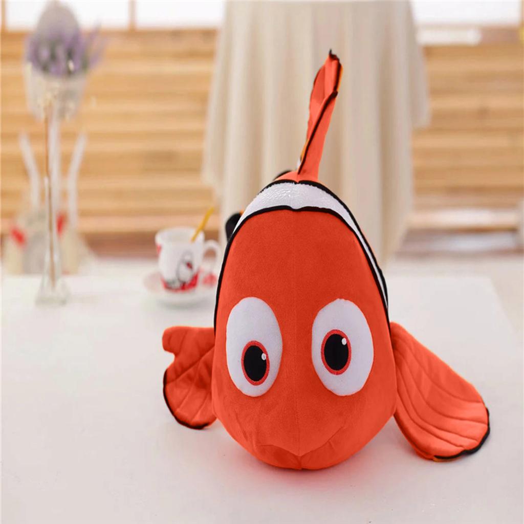 Cartoon Clown Fish Plush Toy Little Yellow Croaker Doll Aquarium Doll Cloth Doll