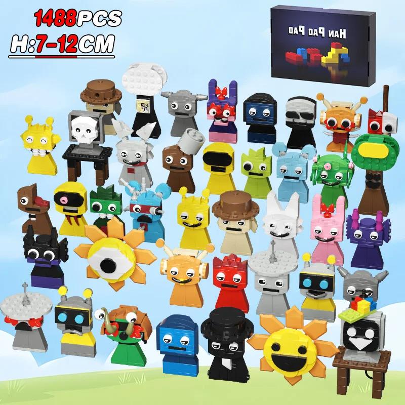 New I Sprunki Figures Building Blocks Dark Horror Sprunki Toy Set Simon Wenda Figure Construction Toy Xmas Easter Gift