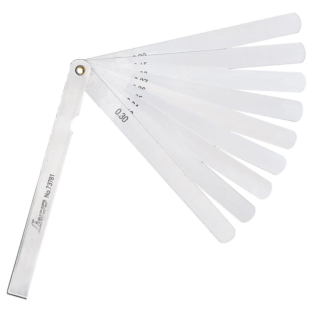 Shinwa Sokutei Thickness Gauge C 150mm Set 73781 9-Piece