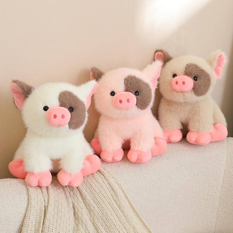 20cm Cute And Silly Little Pot-bellied pig Plush Toys Soft Animal Doll Home Decoration Christmas Gift Children's Birthday Gift