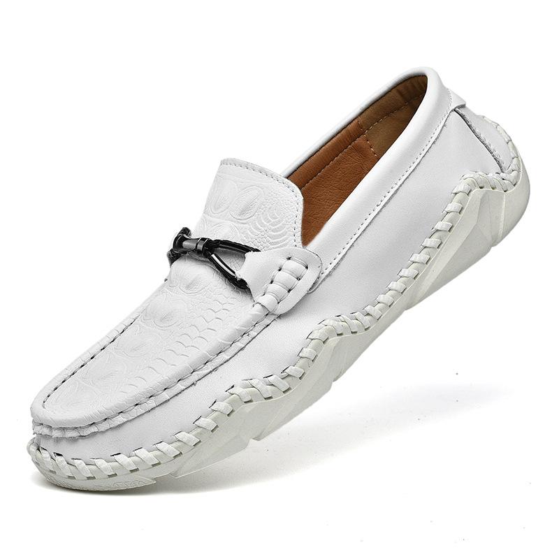 Large Size Men's Shoes 2025 Autumn and Winter New Men's Business Casual Shoes Trend Doudou Shoes Driving Loafers