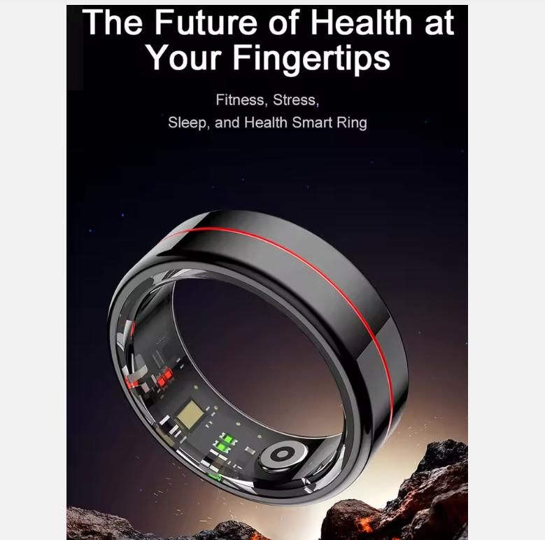 2026 R04 Smart Ring Men Women Health Sleep Monitor 5ATM Waterproof Smartring Multi-sport Mode Camera Control