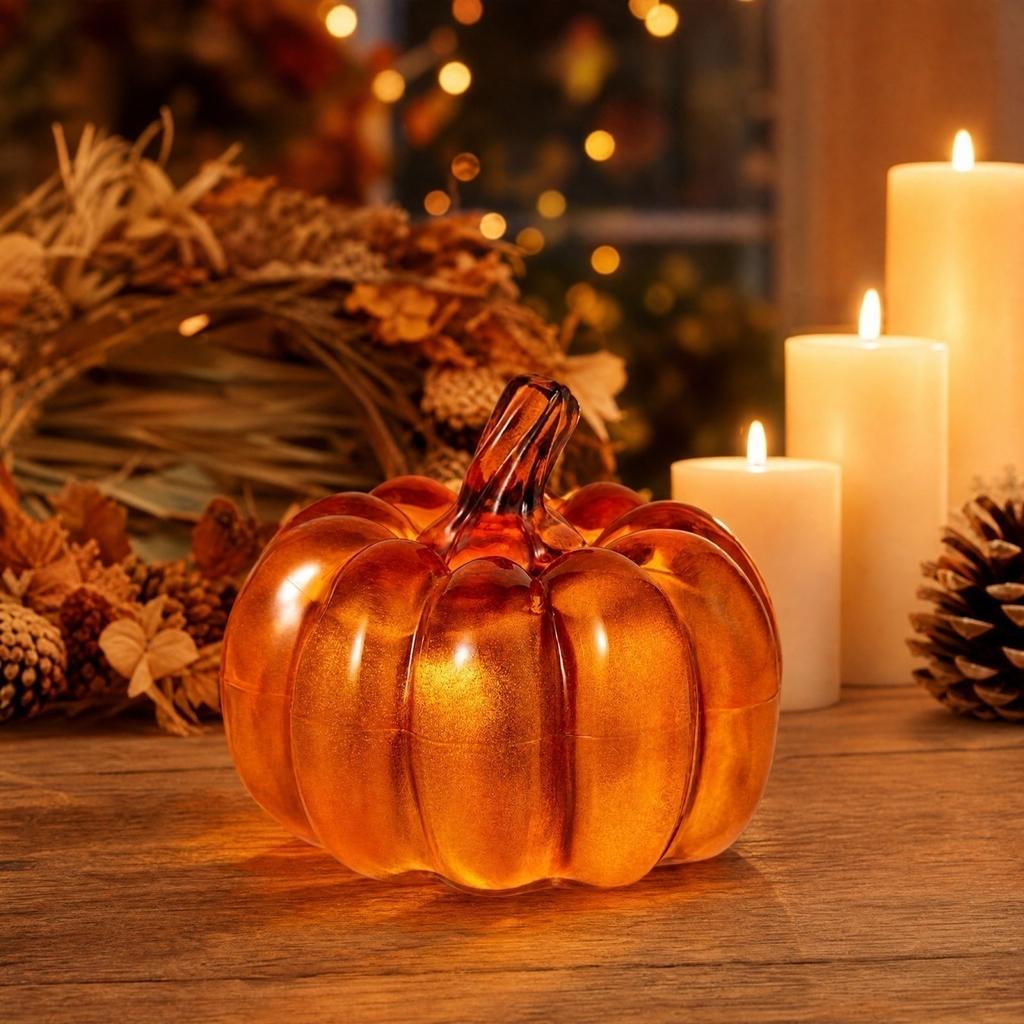 Halloween Kürbis Dekorative Leuchte für Innen Außen Dekoration