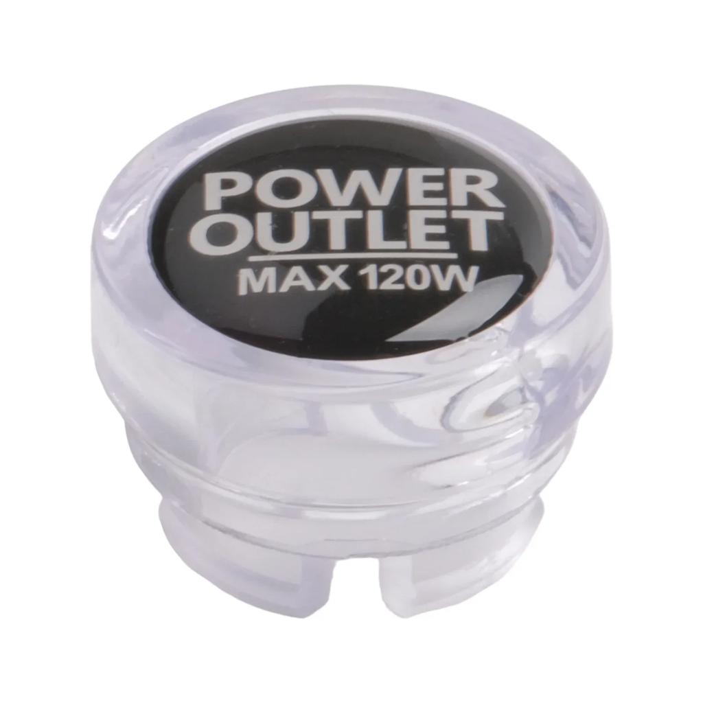 Car Socket Plug Cover Power Outlet Button Cap Auto Cigarettes Lighters Plug Dustproof Lid Covers ABS 2.6*2*1.8cm Vehicle Parts