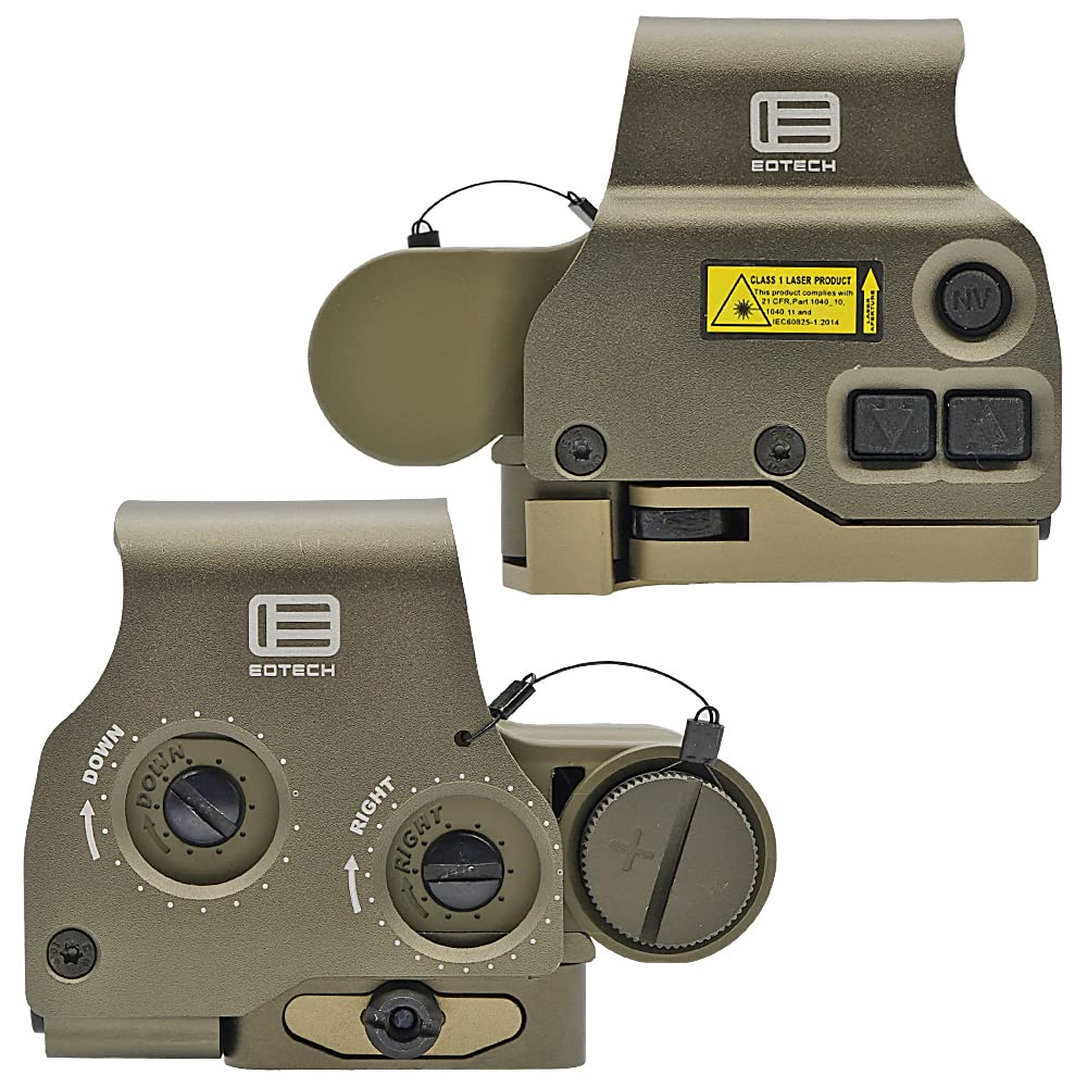 Ryohin Buhin EVOLUTION GEAR Iotek EXPS3 Gen.2 Holographic Sight Replica, High-Intensity, Ultra-Super Duralumin Dot Sight, FDEMODERN (US FLAG) Engraved