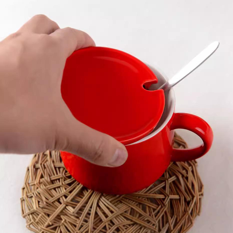 Christmas Cute Animal Cartoon Ceramic Coffee Mug Set