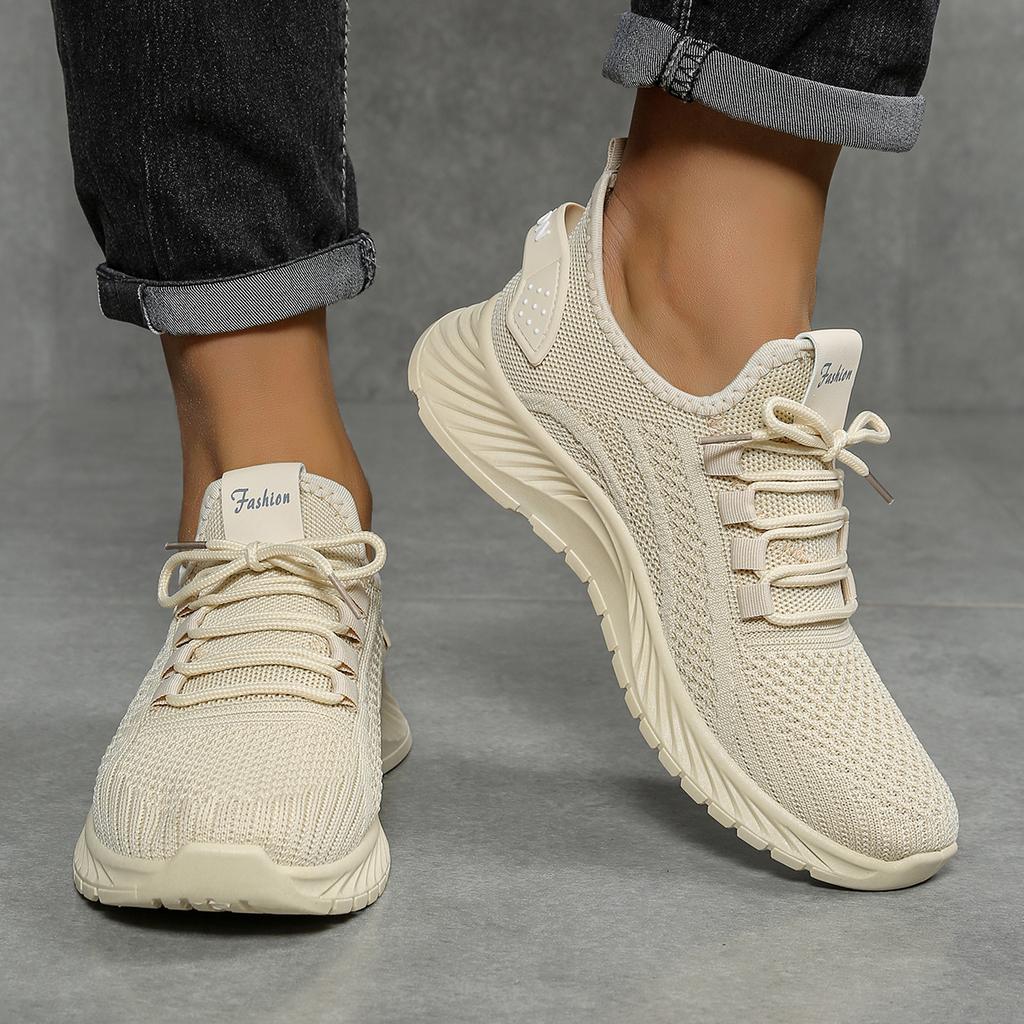 Women Shoes Casual Sneaker Fall New Fashi Leisure Sports Single Shoes Wholesale Cross-border Factory Trend Fly Weaving
