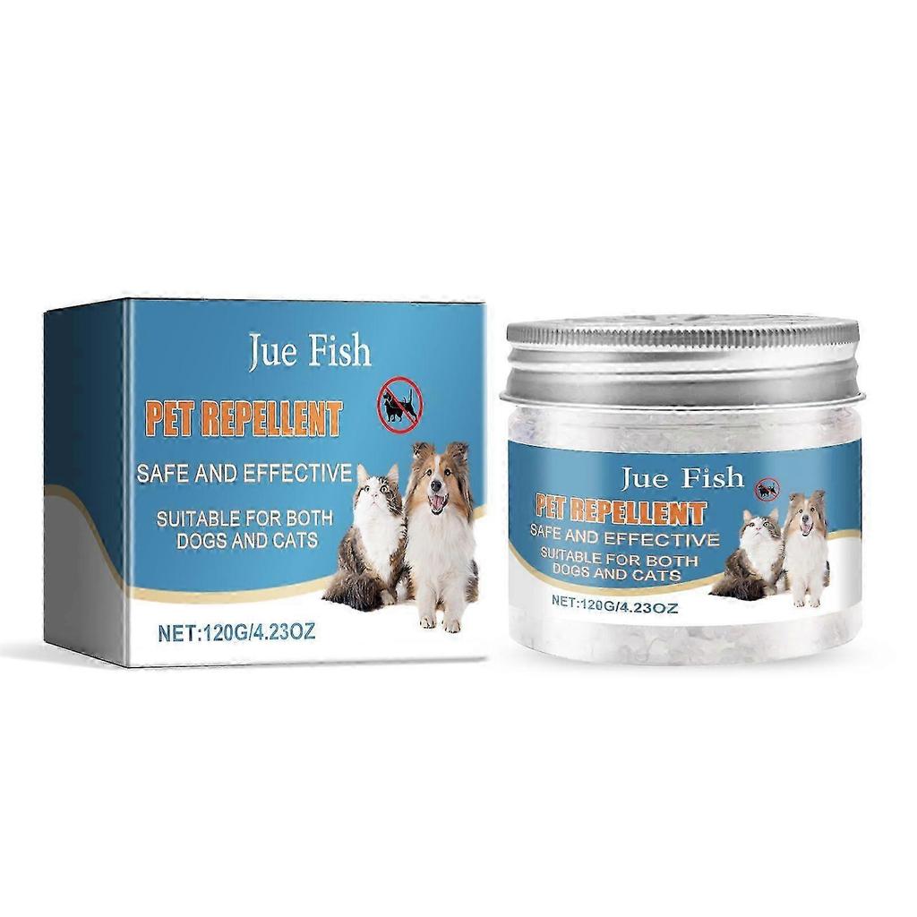 Effective Jue-Fish Pet Repellent Paste for Dogs & Cats - Prevents Biting, Urinating In Beds & Restricted Zones