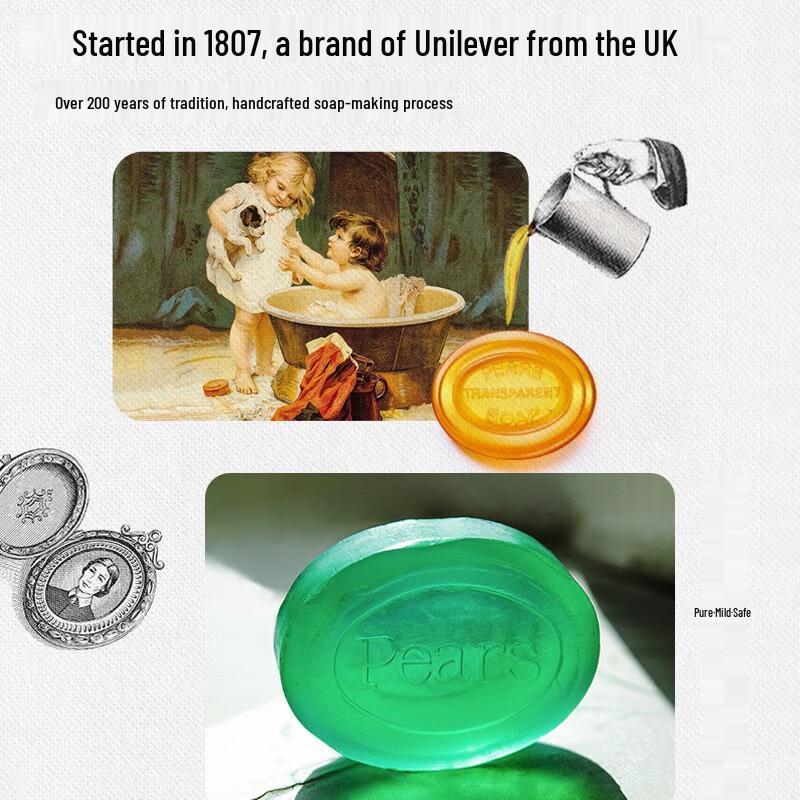 Hruška Citron Květinové Křišťálové Čisticí Mýdlo (2 x 125 g)