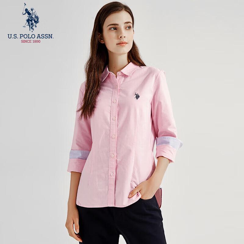 U.S. Polo Assn. Women's Long-Sleeve Pure Cotton Shirt