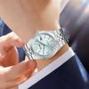 Men's Quartz Watch Classic Style Waterproof Luminous Date Display Stainless Steel Wristwatch For Women