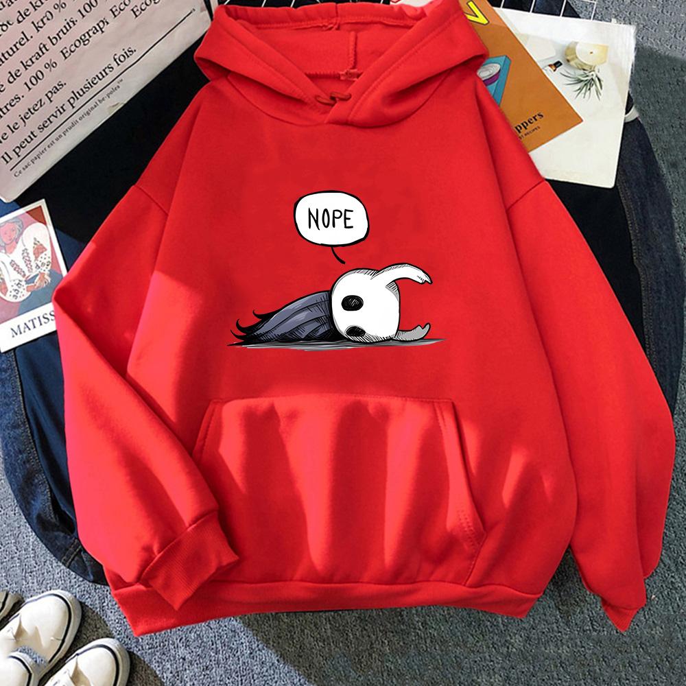 Hollow Knight Mikiny s potiskem postavy z horké hry Pánské High Street Funko Pop Mikina Podzimní ležérní pulovry Unisex Anime oblečení