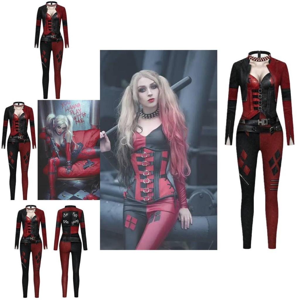 Kostium Halloweenowy Cosplay Harley Quinn Dla Kobiet Role Play