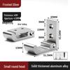 Black Aluminum Alloy Folding Wall-Mounted Coat Hook - Punch-Free, Solid Single Hook
