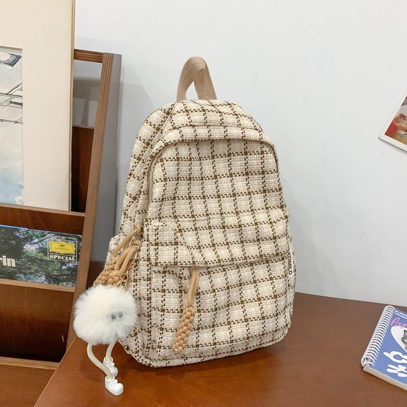 

Korean Version of Junior High School Students Large capacity Backpack Simple Middle School Students Small Fresh Backpack