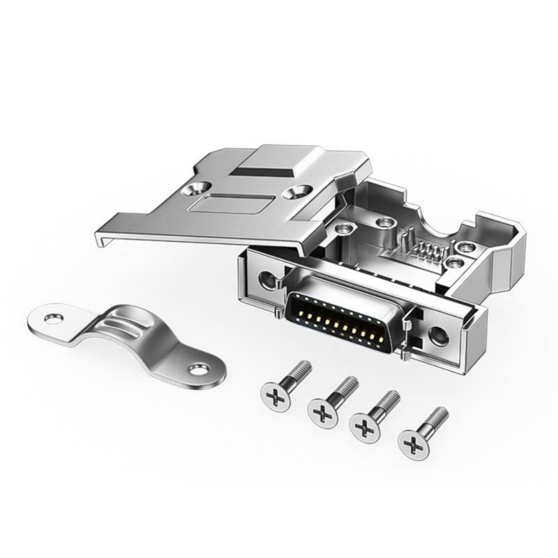 Multiple Style SCSI Female Connectors for Wiring with Copper Contacts Plug and Play Metal Housing SCSI Cable Adapter