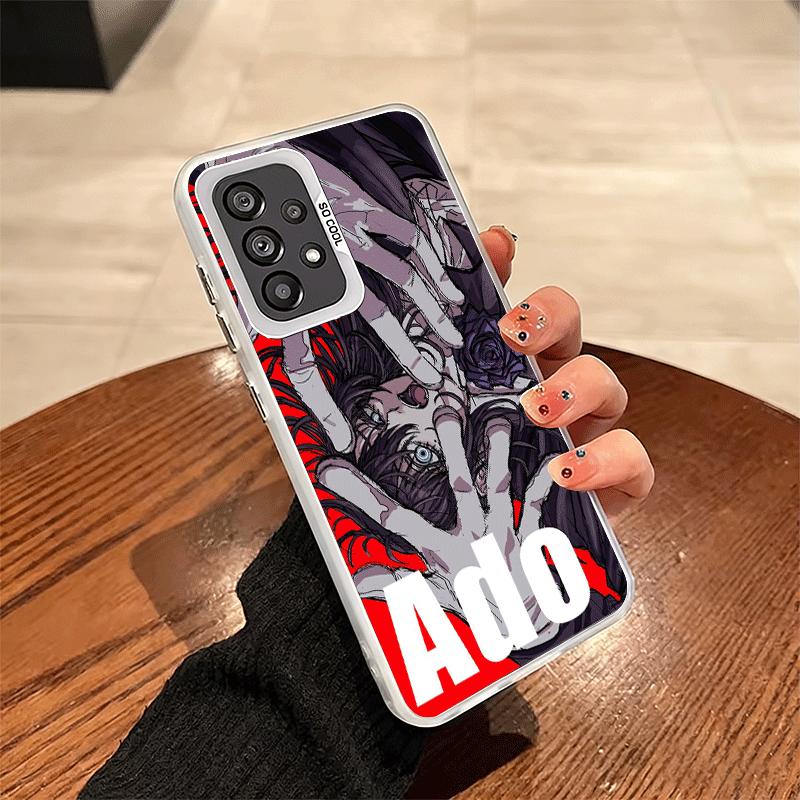 Ado Cartoon K-Kyogen X Uta Soft Phone Case for Samsung A17 A16 A15 A14 A13 A57 A56 A55 A54 A53 A37 A36 A35 A34 A33 A26 A25 A24 A