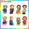 Disney Priencess Plush Dolls with Changeable Outfits Elsa Anna Rapunzel Cinderella Belle Mei Mei Tinker Bell Peluche Girl Gift