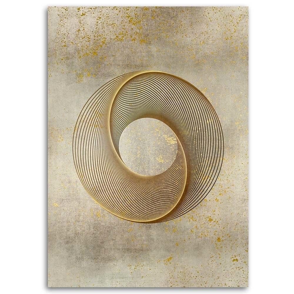 Canvas Print Golden Circle