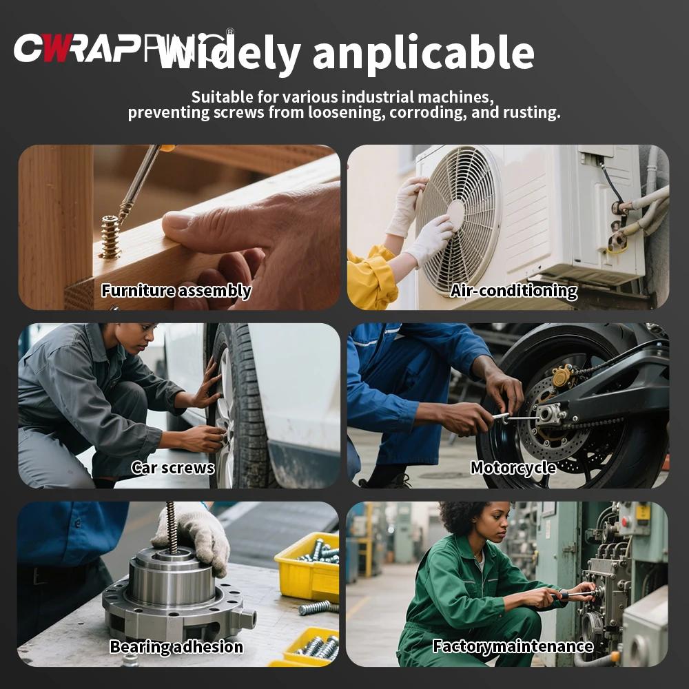 Threadlocker Screw Locking Adhesive High Strength Screw Glue To Prevent Loosening Corrosion for Home Car Motorcycle Repair Tools