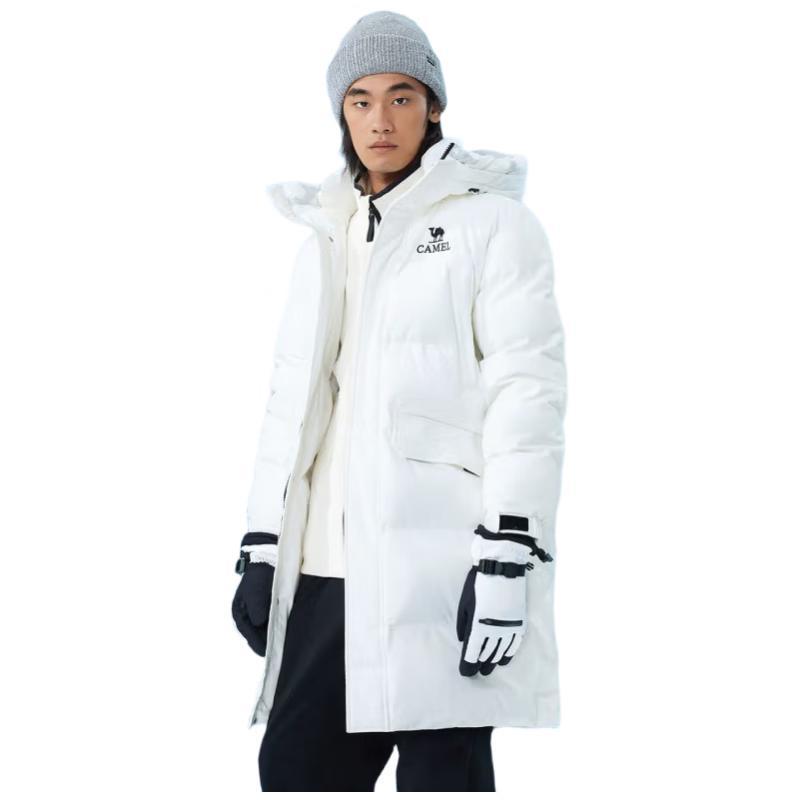 

Camel 2024 Winter Water-Repellent Mid-Length Down Jacket L