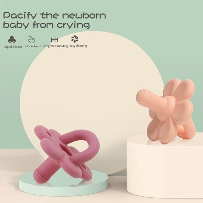 Baby Infants Pacifier Newborn Comfort Appease Nipple Dummy Flexible Soft BPA-Free Safe Silicone Soother Teether