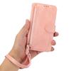 For Sony Xperia 5 IV 5G Case Zipper Pocket Leather Phone Cover with Crossbody Shoulder Strap