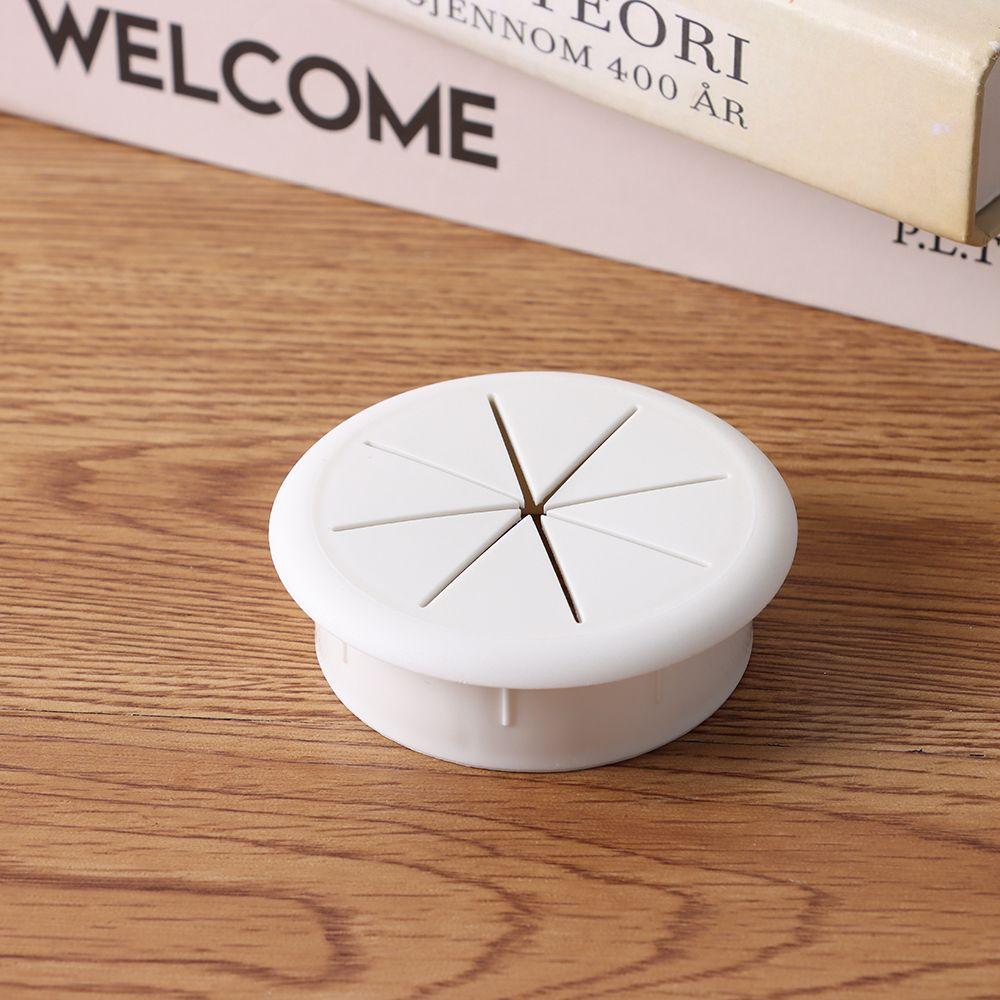 Cable Hole Cover Cord Grommets Desk Wire Organizer for Office Furniture Cable Passing Eight Petal Threading Box Cover