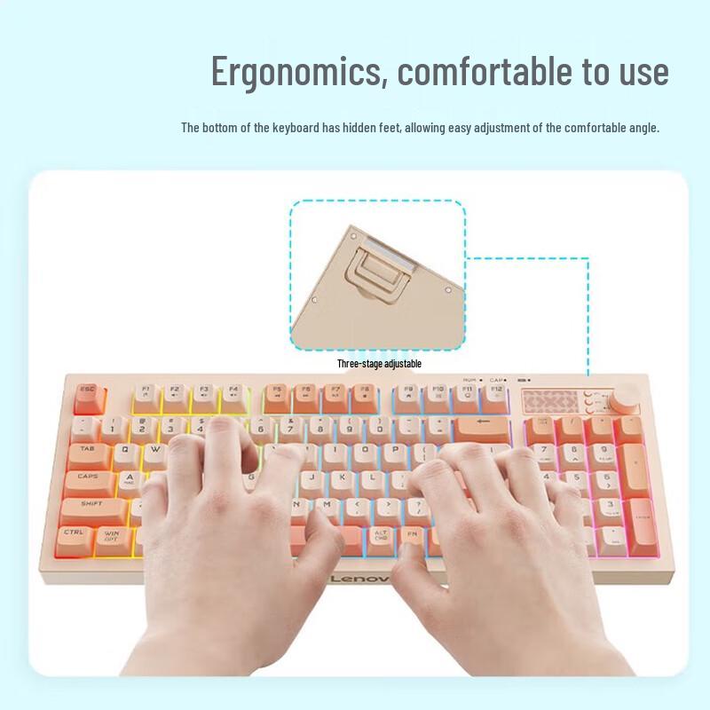 Lenovo K2 Pro 94-Key Wired Gaming Keyboard with Mixed Backlight