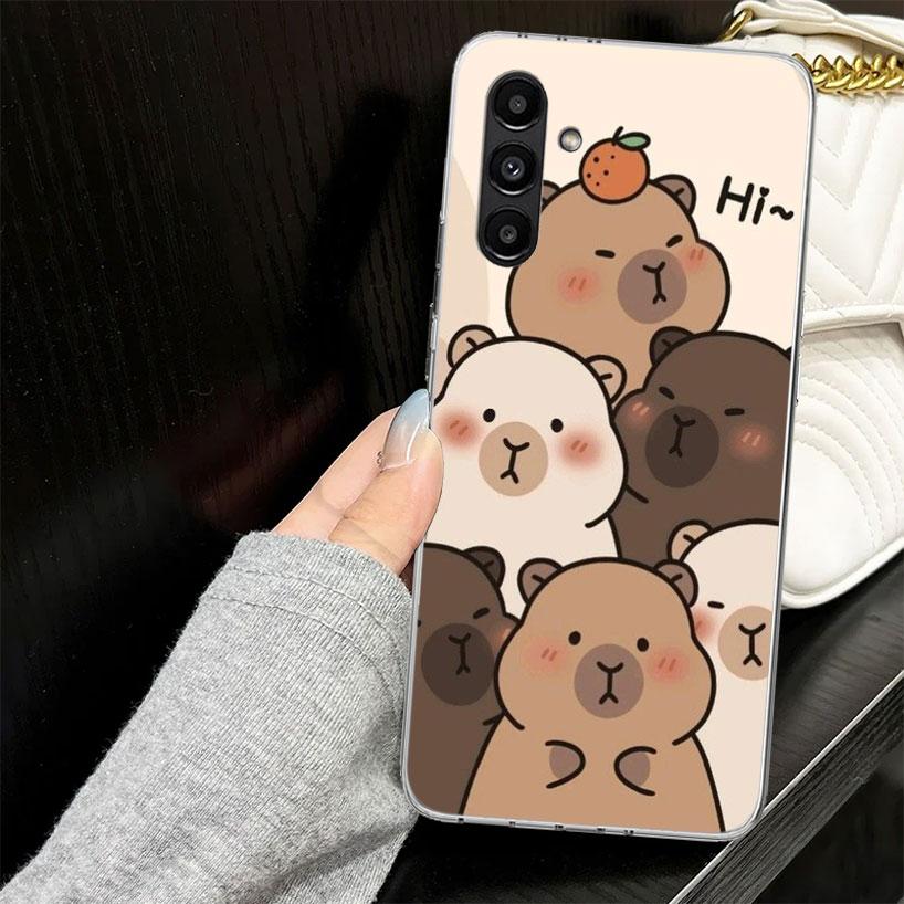

Funny Capybara Cartoon Animal Case for Samsung A17 A16 A56 A36 A26 A15 A55 A35 A25 A14 A54 A34 A24 Phone Cover A13 A53 A33 A23 A Samsung A17