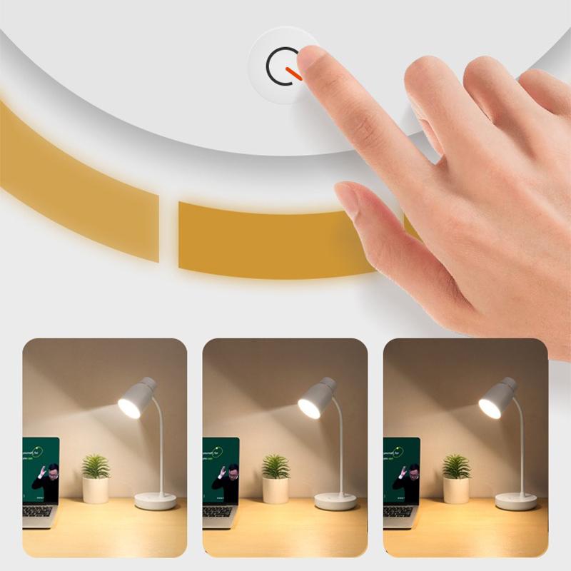 LED Schreibtischlampe 3 Stufen Dimmbar Touch Nachtlicht USB Aufladbare Augenschutz Faltbare Tischlampe Für Schlafzimmer Nachttisch