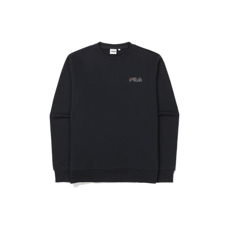 FILA Sweatshirts Unisex Navy Blue Crew Neck Moderate Regular FS2POE3107X-INA 090