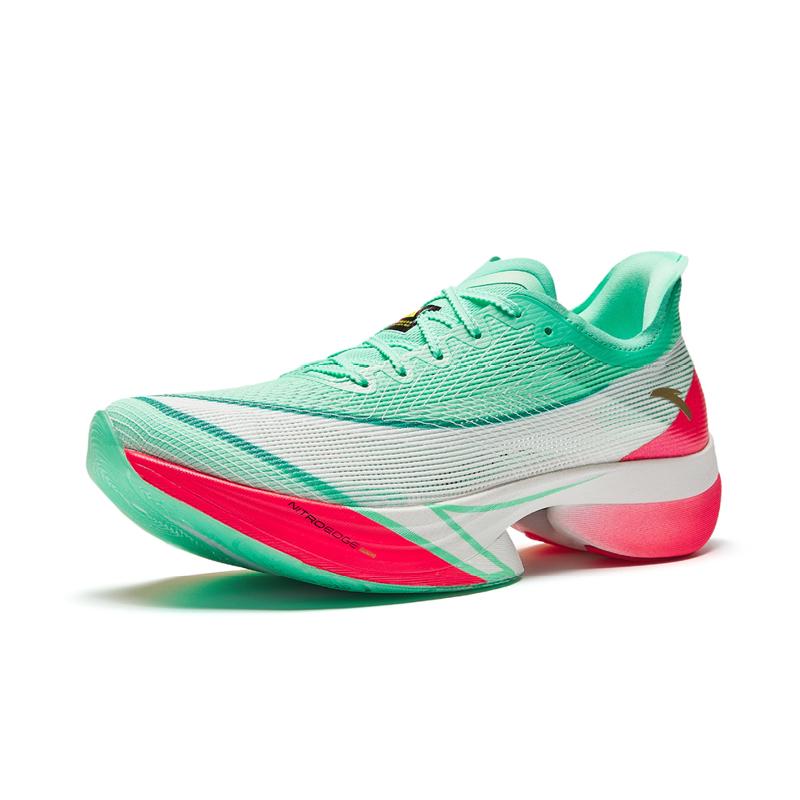 Anta C10 Pro Fashion Comfortable Non-Slip Breathable Low-Top Running Shoes Men Sneaker Red Green 112445574-4