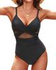 Women's Slimming Tummy Control Crossover Sporty Swimsuit